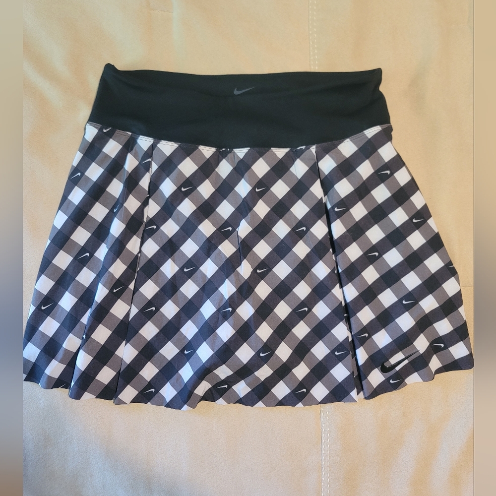 Nike Dri Fit Women's Printed Skort Black/White Size S